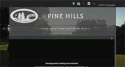 Desktop Screenshot of ottawapinehillsgolfclub.com
